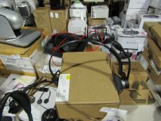 Jabra biz 2300 mono telephone headset, looks in very good condition but unchecked due to the