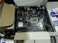 Asus Prime H310M-KR2.0 motherboard, unchecked as would need to be installed, comes in original box