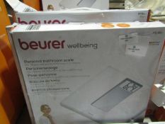 Beurer TPS160 personal bathroom scales, grade B , boxed