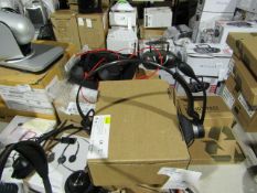 Jabra biz 2300 mono telephone headset, looks in very good condition but unchecked due to the