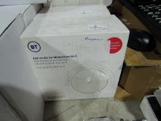 BT Whole Home AC2600 add on disc, powers on and boxed, we havent checked any further