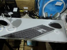 Dell Premier Multi device keyboard and mouse, unchecked but in orignal box and the wireless dongle