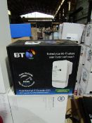 BT Dual Band Wifi extender 610, powers on but we havent tested it any further