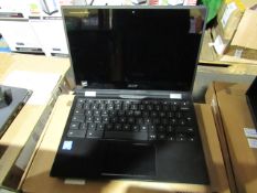 Asus Chrome Book Spin 511 laptop, powers on and appears to be in 1st person set up, comes with