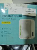 TP Link TL-MR3020 Portable 3G/4G Wireless N Router packaged