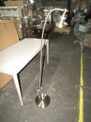 Cox & Cox Domed Glass Floor Lamp - Brass RRP ¶œ165.00 SKU 1323294 (PLT 3RD AVE PALLET 48)