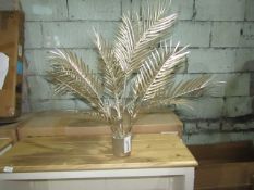 Rowen Group Brynn Medium Champagne Potted Palm Tree RRP ¶œ44.00