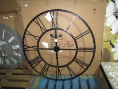 Oak Furnitureland Tosca Wall Clock RRP ¶œ149.00