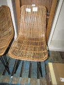 Cox & Cox Flat Rattan Dining Chair RRP ¶œ225.00