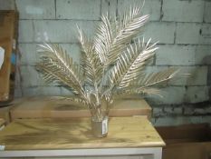 Rowen Group Brynn Medium Champagne Potted Palm Tree RRP ¶œ44.00