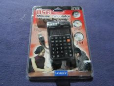 24x Lexibook - USB Mouse Calculator ( Compatible With Work & Excel ) - New & Packaged.