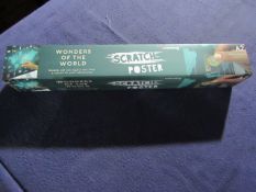 Winning - Wonders Of The World Scratch Poster - New & Boxed.