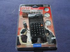 24x Lexibook - USB Mouse Calculator ( Compatible With Work & Excel ) - New & Packaged.