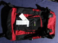 Trax - Black & Red Travel Backpack - Good Condition & Packaged.