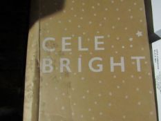 | 1X | CELEBRIGHT SNOWY BROWN TWIG TREE 6FT WARM WHITE | USED CONDITION UNCHECKED & BOXED | NO