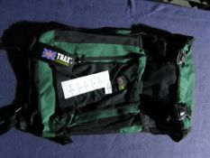 Trax - Black & Green Travel Backpack - Good Condition & Packaged.