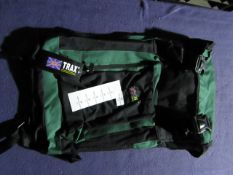 Trax - Black & Green Travel Backpack - Good Condition & Packaged.