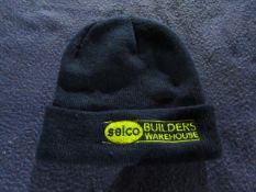 6x Selco Builders Navy Beanies - All Unused.