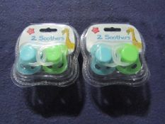 2x Little Stars - Set of 2 Soothers ( Boys ) - Unused & Packaged.