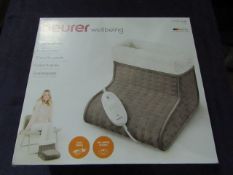 Beurer - FW20 Foot Warmer - Item Is Grade B, But Unchecked By Us & Boxed.