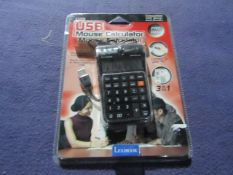 24x Lexibook - USB Mouse Calculator ( Compatible With Work & Excel ) - New & Packaged.