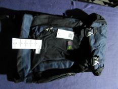 Trax - Black & Navy Travel Backpack - Good Condition & Packaged.