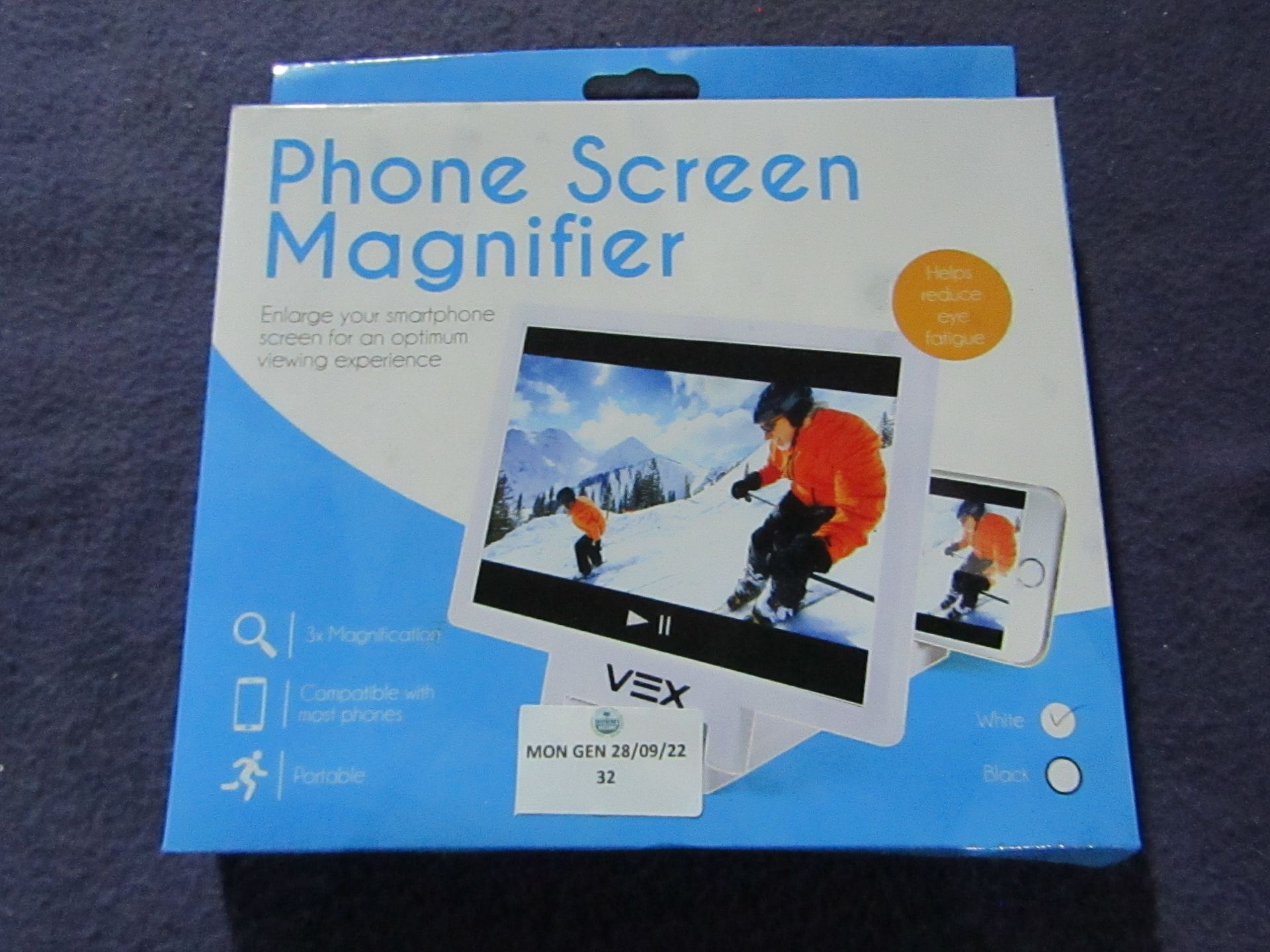 5x Vex - Phone Magnifier - Unchecked & Boxed.