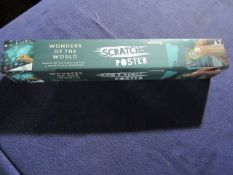 Winning - Wonders Of The World Scratch Poster - New & Boxed.