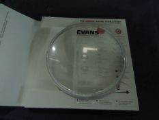 Evans - 8" G12 Clear Tom Batter - Good Condition & Boxed.