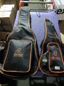 1x Ortega - 3/4 Size 37" Guitar Bag - Good Condition, No Packaging. 1x Ortega - Ukulele Giig Bag