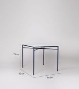 Swoon Docklands Dining Square Dining Table Navy and White RRP œ199.00 A wallet friendly