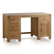 Oak Furnitureland Alto Natural Solid Oak Computer Desk RRP œ424.99 The Alto Natural Solid Oak