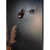 Cox & Cox Industrial Black & Brass Wall Light - RRP 112 SKU COX-APG-1326460-B PID COX-APG415