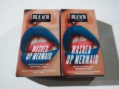 2x Bleach London - Washed Up Mermaid Matte Lip Paint & Matching Liner Set - New & Boxed.