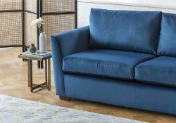 Brook and Wilde The Brunel Sofa bed Large Lumino Midnight Blue RRP £3399.00