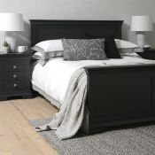 Cotswold Company Chantilly Dusky Black 4ft 6" Double Bed RRP £525.00
