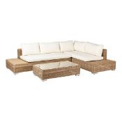 Oka Balladou Corner Set and Coffee Table - Driftwood RRP ¶œ2895.00