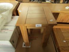 Oak Furnitureland Contemporary Natural Solid Oak Lamp Table RRP Â£99.99 The Contemporary Natural