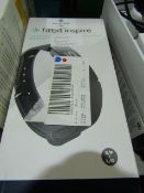 Fitbit Inspire edition futness tracker, powers on, in orignal box with charger