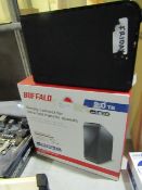 Buffalo Drive Station velocity 2Tb hard drive, boxed and powers on but unchecked for working