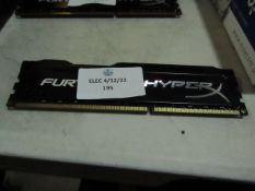 Hypex Fury Memory, unsure of sixe but think it is 8GB