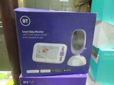 BT Smart Baby Monitor, tested wroming for both sound ad picture in original box
