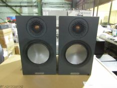 Monitor Audio Bronze 50 (Black) pair of Bookshelf Speakers, working in original box, PLU 407843