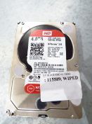 Westen Digital WD4001FFSX 4TB hard drive, unchecked but has been professionally wiped