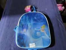 Disney - Cinderella Backpack - Unused, No Packaging.