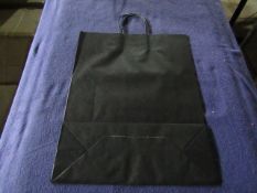 15x Black Paper Gift Bags - All Unused.