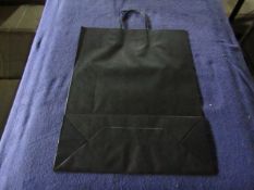 15x Black Paper Gift Bags - All Unused.