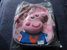 Peppa Pig - 3D Backpack - Unused & Packaged.