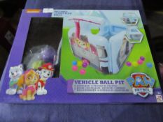 Nickelodeon - Paw Patrol Skye Inflatable Vehicle Ball Pit - Unchecked & Boxed.
