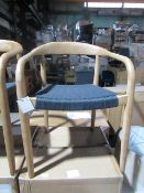 Cox & Cox Corvo Dining Chair RRP Â£175.00 SKU 1530136 (PLT 3RD AVE PALLET 86) Naturally durable, the